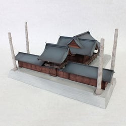 (未使用･未開封品)　ピーエムオフィスエー 1/150スケール プラモデル 信濃國一宮 諏訪大社 下社秋宮 f4u0baa Amazon | ピーエムオフィスエー 1/150スケール プラモデル 信濃