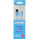 Lightningケーブル 20cm Blue U02L005