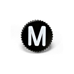 レリーズボタンM 8mm ブラック 14018