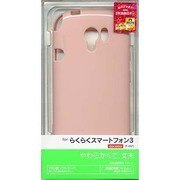 らくらくスマートフォン3 F-06F用ケース TPU ピンク 0984F06F