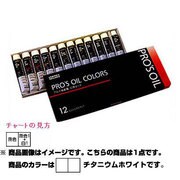 粘土工芸用油絵具 20ml 404724 プロスオイルカラー チタニウムホワイト