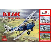 72280 D.H.60C シーラス・モス 複座練習機 [1/72スケール 組立キット]