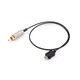EVA用アーシングケーブル microUSB to RCAプラグ MU-RCA
