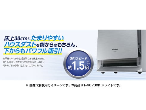 ヨドバシ.com - パナソニック Panasonic F-VC70XK-W [加湿空気清浄機