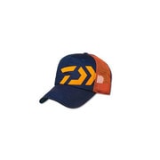 DC-6200 DAIWA・フロッキーコットンメッシュキャップ [キャップ ネイビー×オレンジ フリー]