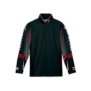 DE-7204 スペシャル ウィックセンサー ジップアップ長袖メッシュシャツ [メッシュシャツ ブラック 3XL]