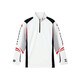 DE-7204 スペシャル ウィックセンサー ジップアップ長袖メッシュシャツ [メッシュシャツ ホワイト 3XL]