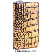 GZ3808i5S [Gold Croco Diary iPhone SE/5s/5用ケース レザー ゴールド]