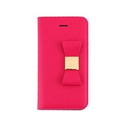 LB3850i5S [Ribbon Classic Diary iPhone SE/5s/5用ケース レザー ホットピンク]