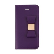 LB3851i5S [Ribbon Classic Diary iPhone SE/5s/5用ケース レザー パープル]