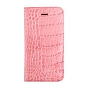 GZ3872i5S [Vivid Croco Diary iPhone SE/5s/5用ケース レザー ピンク]