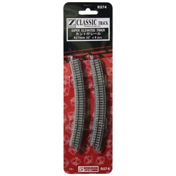 R074 [Zゲージ カント付レール R270-30度 6本入り]