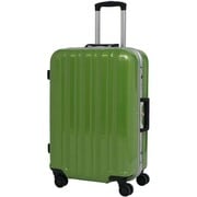 キャリーケース ダブルキャスター 旅行日数目安：4～7泊 60L TSAロック搭載 グリーン TE-0695-60
