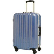 キャリーケース ダブルキャスター 旅行日数目安：1週間以上 90L TSAロック搭載 ブルーヘアー TE-0695-69