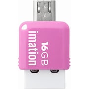 コンパクトサイズ 2-in-1 USBメモリ STS-UFDMC16GB-PK