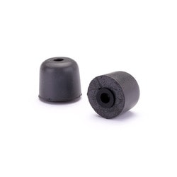 TRUE-FITフォームイヤーチップ ブラック WST-TRUEFITFOAM-BLK