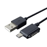 マグネットコネクタ付き USB充電・通信ケーブル 1.2m ブラック SXC-M12/BK