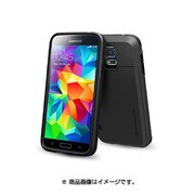 Galaxy S5ケース GS5 SLIM ARMOR CARD SLIDER Smooth Black