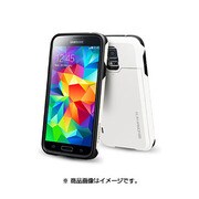 Galaxy S5ケース GS5 SLIM ARMOR CARD SLIDER Shimmery White