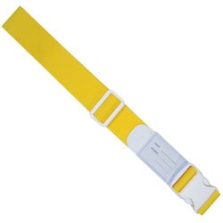 VA-301612 [ワンタッチ スーツケースベルト イエロー 白バックル]
