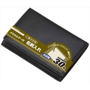 GLOIRE（グロワール） ジョッター式 メモホルダー付名刺入 合皮製 ブラック GLN9001 B