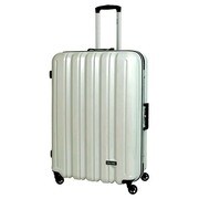 ハードケース 旅行日数目安:4~7泊 68L TSAロック搭載 ホワイトヘアライン SP-0676-64