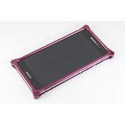 GX-111PU-41015 [Xperia Z2専用ケース ソリッドバンパー 保護フィルム無し パープル]