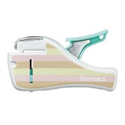 針なしステープラー ハリナックス コンパクト 限定色 ストライプ柄 SLN-MSH205-S12