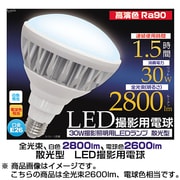 LED撮影用電球 電球色(一般用) 30W LED-139WW 散光型