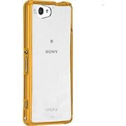 CM031146 [Xperia A2 docomo SO-04F/Z1 f docomo SO-02F用 ネイキッドタフケース クリア/オレンジ]