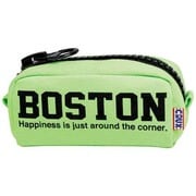 3387 [ビッグジッパーBOX ペンケース グリーン BOSTON]