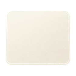 レザー対応マウスパッド スクエア ミルキーホワイト TS-0997-044