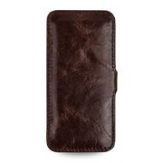 CBR-APIP5SMS3EACB [iPhone 5/5s用 横開き 高級本革ケース コーヒーブラウン]