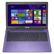 15.6型ワイド/N3530/メモリ4G/HDD500GB/Windows 8.1/Microsoft Office Home&Business 2013/DVDスーパーマルチドライブ/パープル X553MA-PURPLE-S