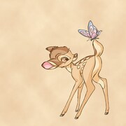 WiiU Gamepad Skin Bambi [WiiU ゲームパッド用 スキンシール]
