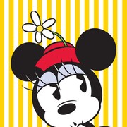 WiiU Gamepad Skin Minnie Thinks [WiiU ゲームパッド用 スキンシール]