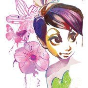 WiiU Gamepad Skin Tinker Bell [WiiU ゲームパッド用 スキンシール]