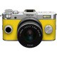 Q-S1 ズームレンズキット ブライトシルバー×カナリアイエロー 032 [ボディ＋交換レンズ「PENTAX-02 STANDARD ZOOM」]
