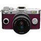Q-S1 ズームレンズキット ブライトシルバー×バーガンディー 035 [ボディ＋交換レンズ「PENTAX-02 STANDARD ZOOM」]