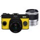 Q-S1 ダブルズームキット ブラック×カナリアイエロー 003 [ボディ＋交換レンズ「PENTAX-02 STANDARD ZOOM」「PENTAX-06 TELEPHOTO ZOOM」]