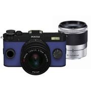 Q-S1 ダブルズームキット ブラック×ロイヤルブルー 005 [ボディ＋交換レンズ「PENTAX-02 STANDARD ZOOM」「PENTAX-06 TELEPHOTO ZOOM」]