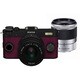 Q-S1 ダブルズームキット ブラック×バーガンディー 006 [ボディ＋交換レンズ「PENTAX-02 STANDARD ZOOM」「PENTAX-06 TELEPHOTO ZOOM」]