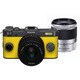 Q-S1 ダブルズームキット ガンメタル×カナリアイエロー 010 [ボディ＋交換レンズ「PENTAX-02 STANDARD ZOOM」「PENTAX-06 TELEPHOTO ZOOM」]