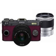 Q-S1 ダブルズームキット ガンメタル×バーガンディー 013 [ボディ＋交換レンズ「PENTAX-02 STANDARD ZOOM」「PENTAX-06 TELEPHOTO ZOOM」]