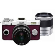 Q-S1 ダブルズームキット ピュアホワイト×バーガンディー 020 [ボディ＋交換レンズ「PENTAX-02 STANDARD ZOOM」「PENTAX-06 TELEPHOTO ZOOM」]