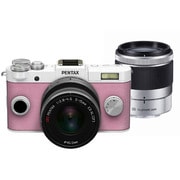 Q-S1 ダブルズームキット ピュアホワイト×ペールピンク 021 [ボディ＋交換レンズ「PENTAX-02 STANDARD ZOOM」「PENTAX-06 TELEPHOTO ZOOM」]