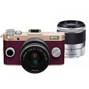 Q-S1 ダブルズームキット シャンパンゴールド×バーガンディー 027 [ボディ＋交換レンズ「PENTAX-02 STANDARD ZOOM」「PENTAX-06 TELEPHOTO ZOOM」]
