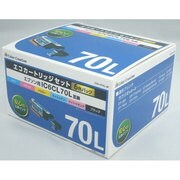 EPSON IC6CL70XL互換 エコカートリッジ 6色パック CCE-IC70L-6P
