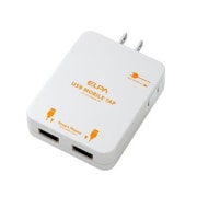 USBモバイルタップ 2A 1＋2 AC-US12BSMP(W)