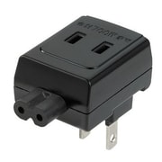 ACアダプター用タップ 1P WAC-100B(BK)